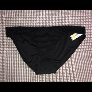 Black bathing suit bottom